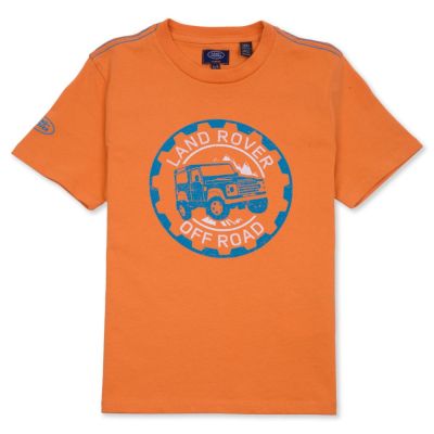 Футболка для мальчиков Land Rover Boys Off-road Graphic T-shirt, Orange