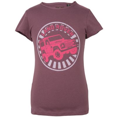 Футболка для девочек Land Rover Girls Off-road Graphic T-shirt, Plum