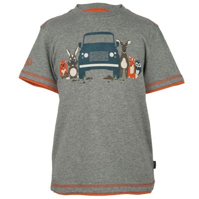 Футболка для мальчиков Land Rover Boys Graphic T-shirt, Grey Marl