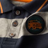 Рубашка-поло для мальчиков Land Rover Boys Polo Shirt, Grey/Navy, артикул LCPC355GMP
