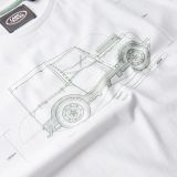 Мужская футболка Land Rover Men's Hue Graphic T-Shirt, White, артикул LDTM558WTB