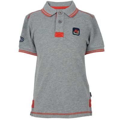Рубашка-поло для мальчиков Land Rover Boys Polo Shirt, Grey Marl