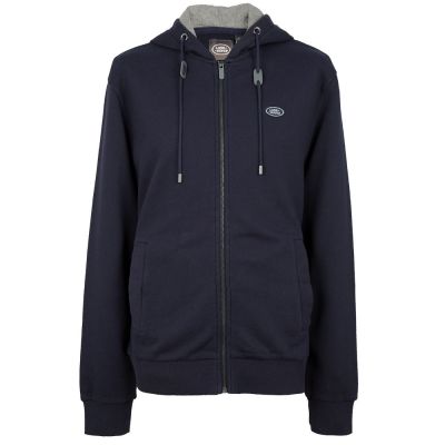 Мужская толстовка с капюшоном Land Rover Men's Full Zip Hoodie, Navy
