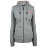 Женская толстовка на молнии с капюшоном Land Rover Women's Full Zip Hoodie, Grey Marl