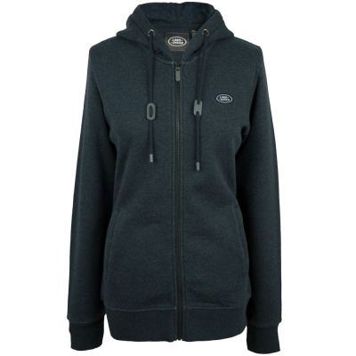 Женская толстовка на молнии с капюшоном Land Rover Women's Full Zip Hoodie, Navy