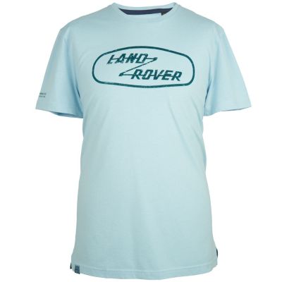Мужская футболка Land Rover Men's Heritage Graphic T-Shirt, Light Blue