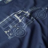 Мужская футболка Land Rover Men's Defender Graphic T-Shirt, Navy, артикул LBTM159NVB