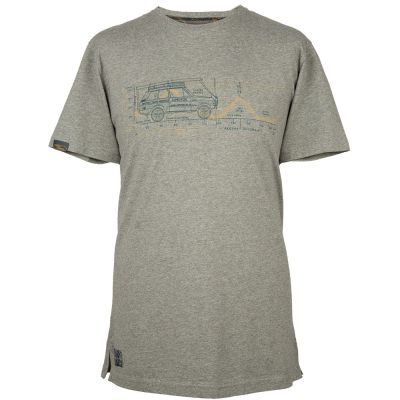Мужская футболка Land Rover Men's Heritage Graphic Tee, Grey Marl