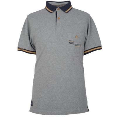 Мужская рубашка-поло Land Rover Men's Heritage Polo Shirt, Grey Marl
