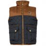 Жилет для мальчиков Land Rover Boys Quilted Gilet, Navy/Brown