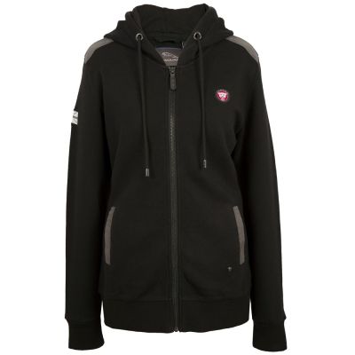 Женская толстовка с капюшоном Jaguar Women's Full Zip Hoodie, Black