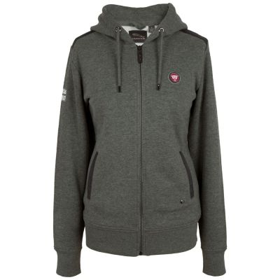 Женская толстовка с капюшоном Jaguar Women's Full Zip Hoodie, Grey Marl