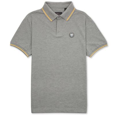 Мужская рубашка-поло Jaguar Men's Growler Graphics Polo Shirt, Grey