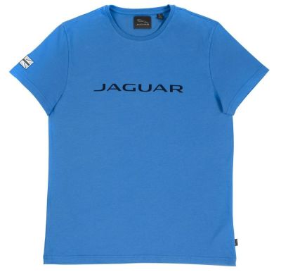 Мужская футболка Jaguar Men's Wordmark Graphic T-shirt, Light Blue