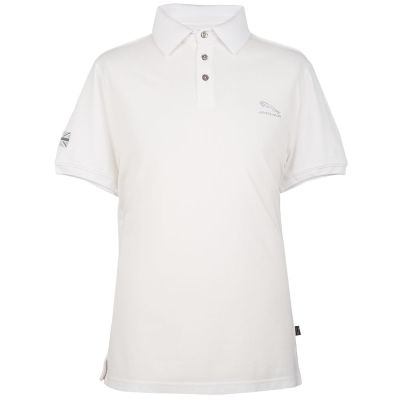 Мужская рубашка-поло Jaguar Men's Leaper Logo Polo Shirt, White