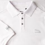 Мужская рубашка-поло Jaguar Men's Leaper Logo Polo Shirt, White, артикул JDPM777WTB