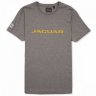 Мужская футболка Jaguar Men's Wordmark Graphic T-shirt, Grey Marl / Yellow