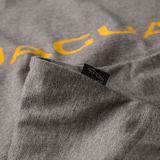 Мужская футболка Jaguar Men's Wordmark Graphic T-shirt, Grey Marl / Yellow, артикул JCTM030GMB