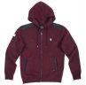 Мужская толстовка с капюшоном Jaguar Men's Growler Graphic Full Zip Hoodie, Burgundy