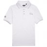 Мужская рубашка-поло Jaguar Men's Leaper Logo Polo Shirt, White