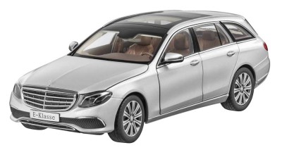 Модель Mercedes-Benz E-Class, Estate, Exclusive, Iridium Silver, 1:18 Scale