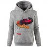 Детский пуловер с капюшоном Audi Kids Hoody Comic Print, Audi Sport, Grey