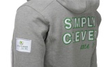 Женская толстовка с капюшоном Skoda Simply Clever Sweatshirt, Women’s, Grey, артикул 000084141A528