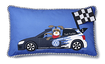 Детская подушка Volkswagen Kids Pillow Ted Turbo, Blue
