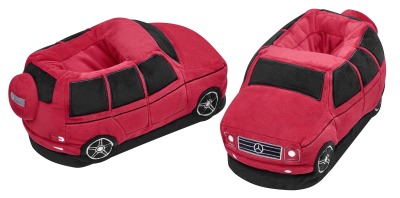 Плюшевые тапочки Mercedes-Benz Plush Slippers, Red