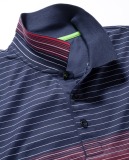 Мужская рубашка поло Mercedes-Benz Men's Polo Shirt, Boss Green, Navy / Red, артикул B66958394