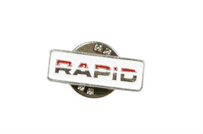 Металлический значок Skoda Rapid Pin, Silver/Red