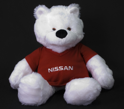 Плюшевый медведь Nissan Toy Teddy Bear, White