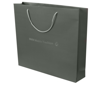 Бумажный подарочный пакет BMW Paper Bag, Mobile Tradition, Grey