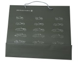 Бумажный подарочный пакет BMW Paper Bag, Mobile Tradition, Grey, артикул 81850432359
