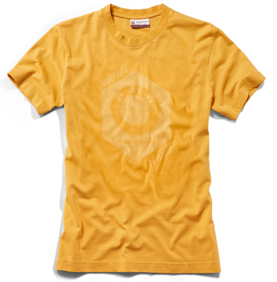 Мужская футболка BMW Motorrad T-shirt, Men, Make Life a Ride, Yellow