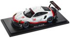 Модель автомобиля Porsche 911 RSR 2017, Scale 1:18, Black/White/Red