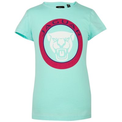 Футболка для девочек Jaguar Girls' Growler Graphic T-Shirt, Turquoise