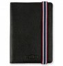 Кожаная обложка для паспорта Jaguar Heritage Passport Holder, Black Leather