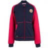 Толстовка для девочек Jaguar Girls' Varsity Jacket, Navy/Red