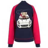 Толстовка для девочек Jaguar Girls' Varsity Jacket, Navy/Red, артикул JDJC810NVO
