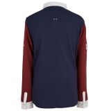 Мужская рубашка-регби Jaguar Men's Heritage Rugby Shirt, Navy/Bordaux, артикул JDRM698NVB