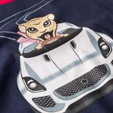 Футболка для девочек Jaguar Girls' Car Graphic T-Shirt, Navy/Pink, артикул JDTC813RDO