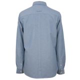 Мужская рубашка Land Rover Men's Oxford Shirt, Blue, артикул LCSM327BLB
