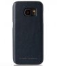 Кожаный чехол Land Rover для Samsung Galaxy S7, Navy