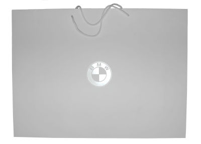 Бумажный подарочный пакет BMW Paper Bag, White, Size L