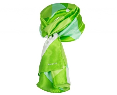 Женский шелковый платок Skoda Womans Scarf, Green