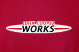 Мужская футболка MINI JCW Logo Men's T-Shirt, Chili Red, артикул 80142454514