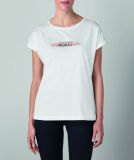 Женская футболка MINI JCW Logo T-Shirt Women’s, White, артикул 80142454484