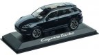 Модель автомобиля Porsche Cayenne Turbo, Moonlight Blue Metallic, Scale 1:43