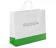 Бумажный подарочный пакет Skoda Paper Bag, Size M, White